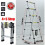 (4+5 Step) A-frame Aluminium Step Ladder Anti-Slip Extendable 2