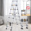 (5+6 Step) A-frame Aluminium Step Ladder Anti-Slip Extendable 7