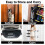 (4+5 Step) A-frame Aluminium Step Ladder Anti-Slip Extendable 9