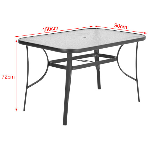 Living And Home Patio Table Garden Coffee Dining Table 2