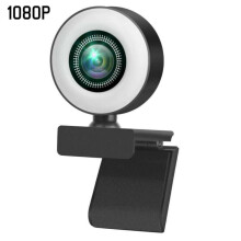 (1080P) Camera 1080P Webcam Auto-Focus Conferencing Video Chatting 360 Degree Rotation