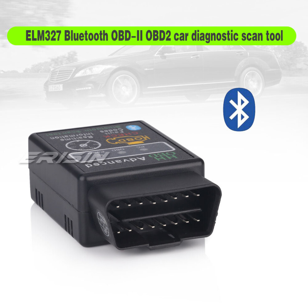 Erisin OBD2 Car Bluetooth V1.5 Diagnostic Scanner Tool for Android Stereo Torque Mobile