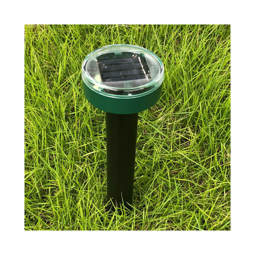 Solar Ultrasonic Cat Dog Repellent Fox Pest Scarer Deterrent Repeller Garden