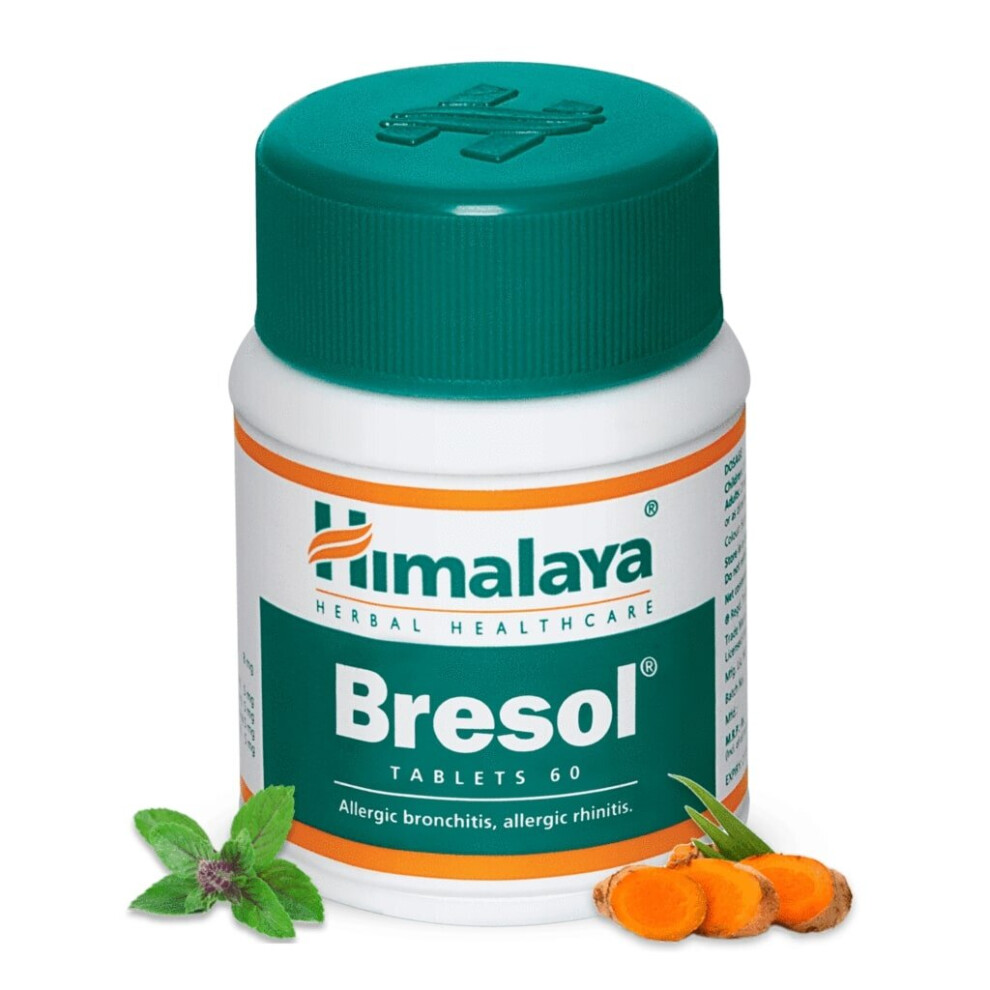 10x Himalaya Herbals Bresol 60 Tablets | Pack of 600 Tablets