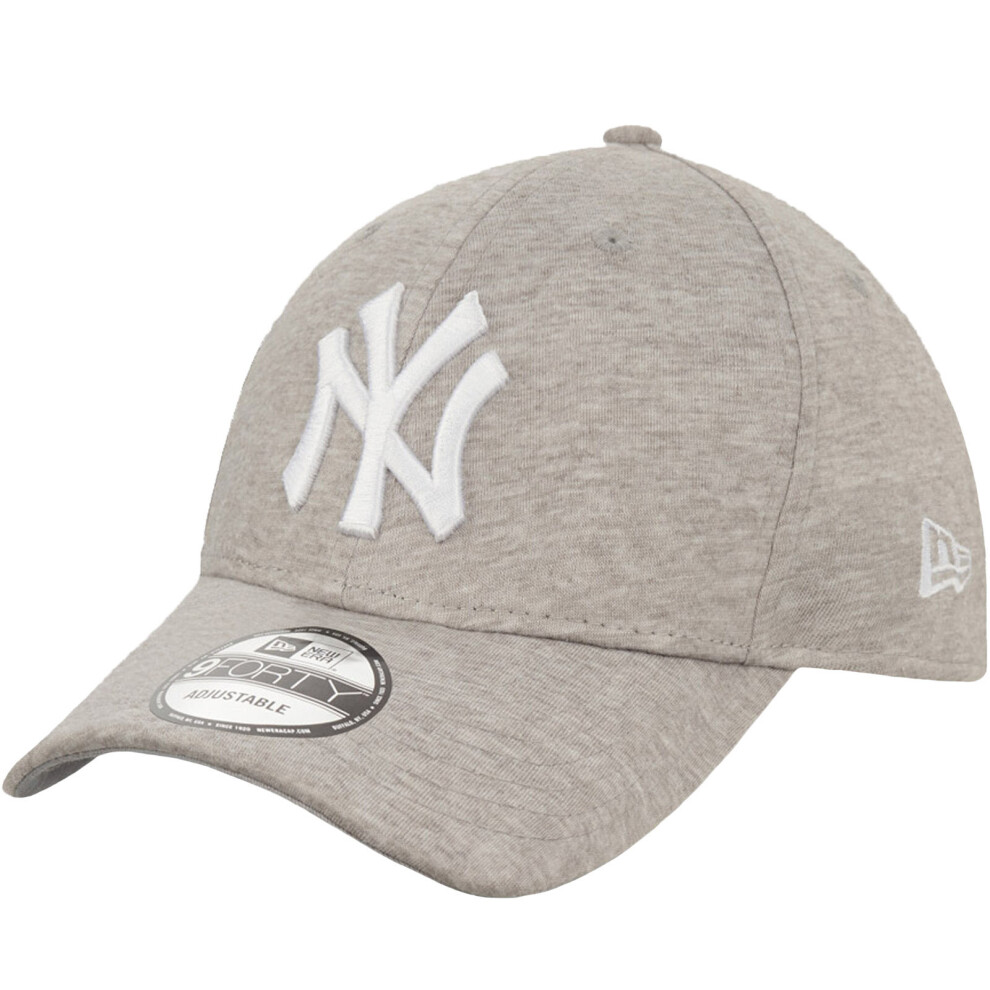 New Era Mens New York Yankees Jersey Adjustable 9Forty Cap Hat - Grey