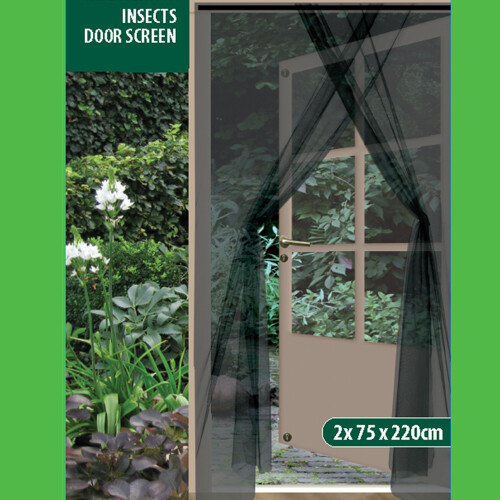 URBN Living Magic Black Curtain Door Mesh Mosquito Fly Bug Insect Net Screen Protector 2