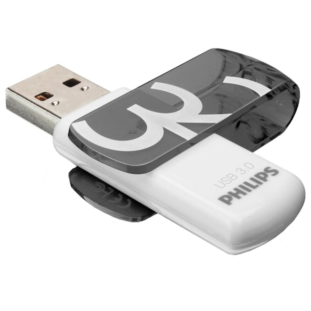 Philips Usb 3.0 Flash Drive 32Gb And Thumb Drive Memory Sticks White/Grey