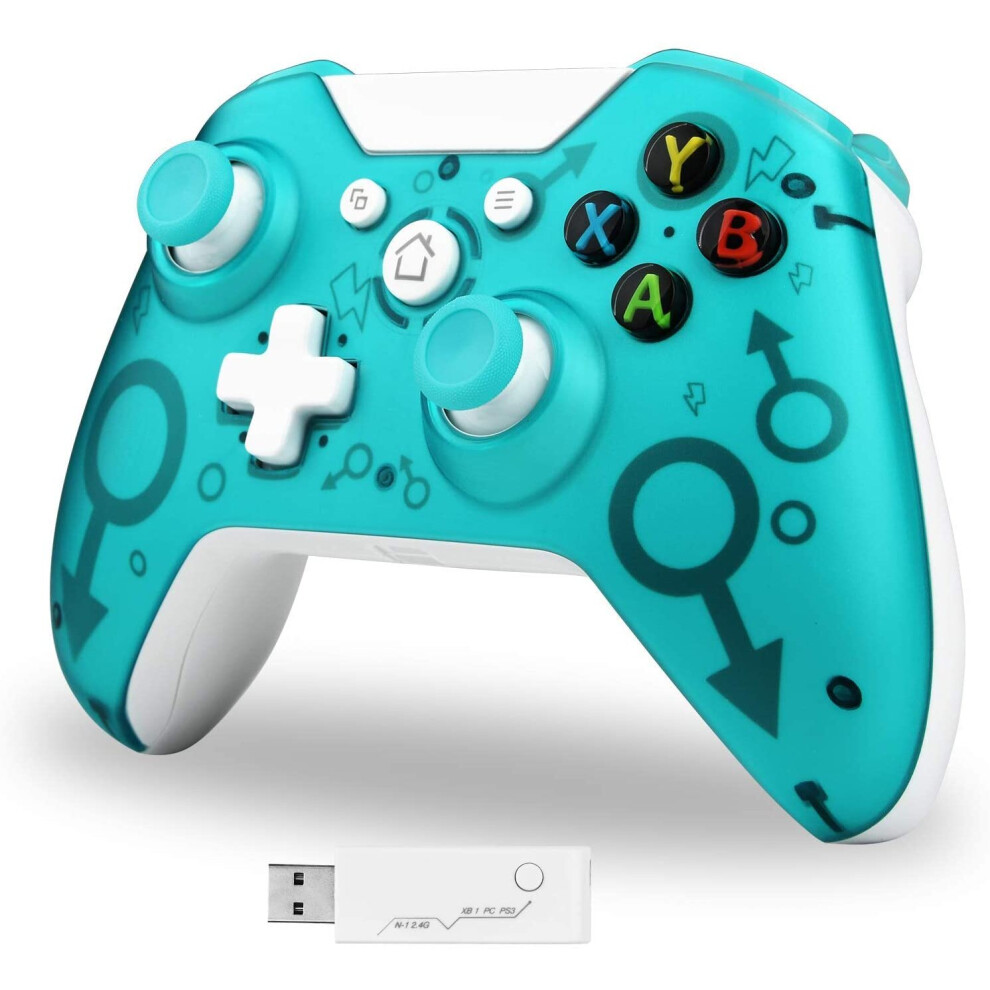 (Turquoise) Xbox One Wireless Controller Compatible  PC/Xbox Series X/PS3