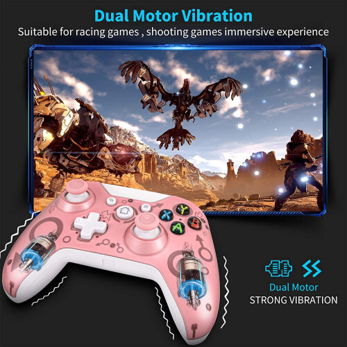 (Pink) Xbox One Wireless Controller Compatible  PC/Xbox Series X/PS3 1
