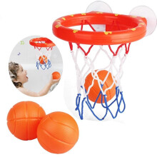 (Basketball Hoop-186) Baby Bath Suction Cup Shooting Basketball Hoop With 3 Ball Bathtub Shower Toy Kid Play Water Game Toy For
