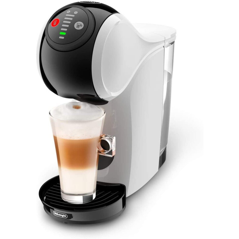 De'Longhi Dolce Gusto EDG225.W Genio S Pod Coffee Machine, compact design, adjustable drink size, 0,8L removable water tank