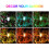 12 Pack Colour Changing Solar Garden Lights Stakes Walkway Patio Path 6