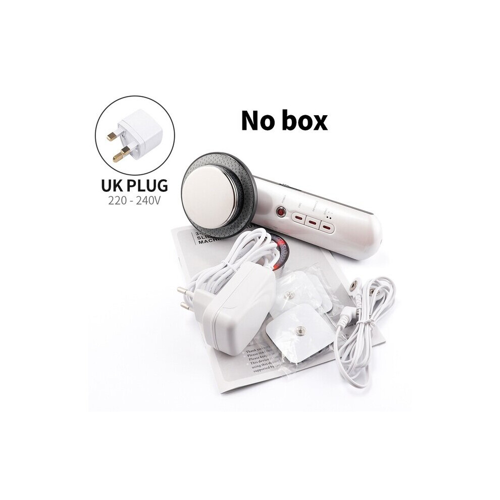 Lemon Tea7186 (Uk Plug No Box) Ultrasound Cavitation Ems Body Slimming Massager Lipo Fat Burner Machine Galvanic Infrared Ultrasonic Weight Loss Facial Lifting