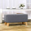 Living And Home Ottoman Footstool Seat Pouffe Bench Footrest Chair Stool 2