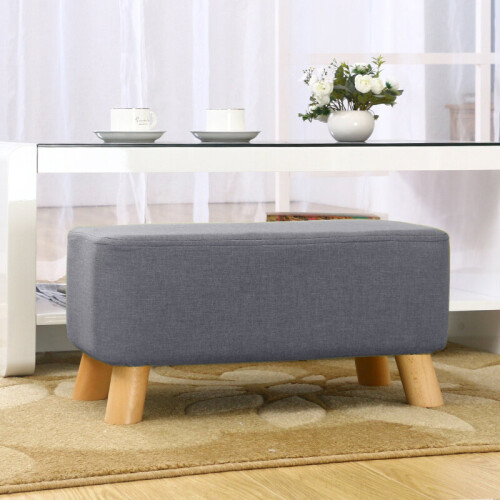 Living And Home Ottoman Footstool Seat Pouffe Bench Footrest Chair Stool 1