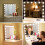 Living And Home Large Makeup Dressing Table Mirror with LED Dimmable Lights 2