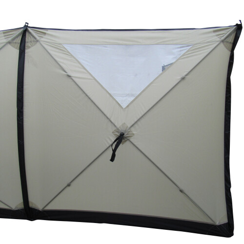 Pop Up Windbreak 4 Panel (Camping Beach Garden Shelter High Vis 5.5M) 2