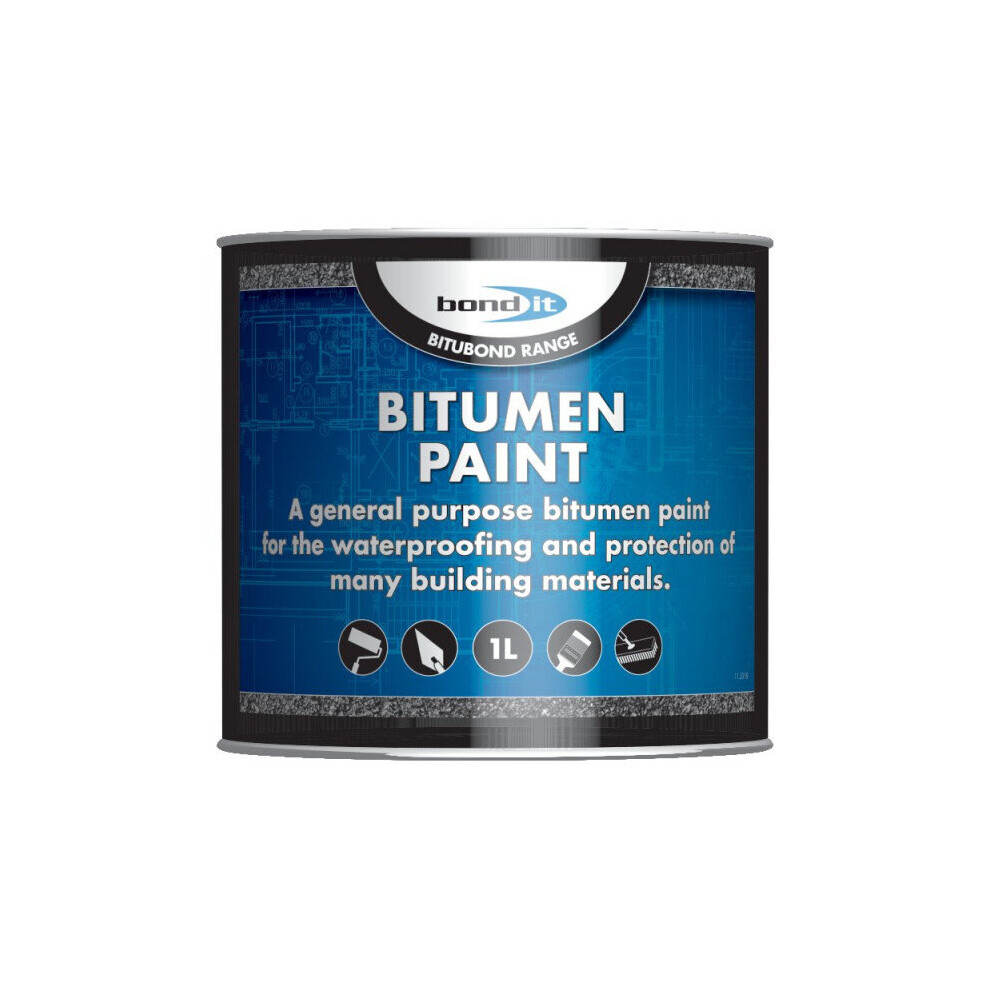 (1L) Bitumen Paint Black 5060021360908
