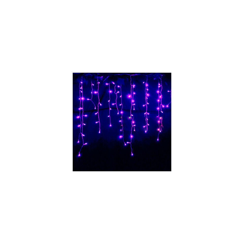 (#4 3.5m 96LED Purple ? Garden Decking Decoration) Hanging Fairy Lights Party Ornamental Festoon Lamp Garden Color Decoration Lamps-image-OPC-P7PVCF8-NEW
