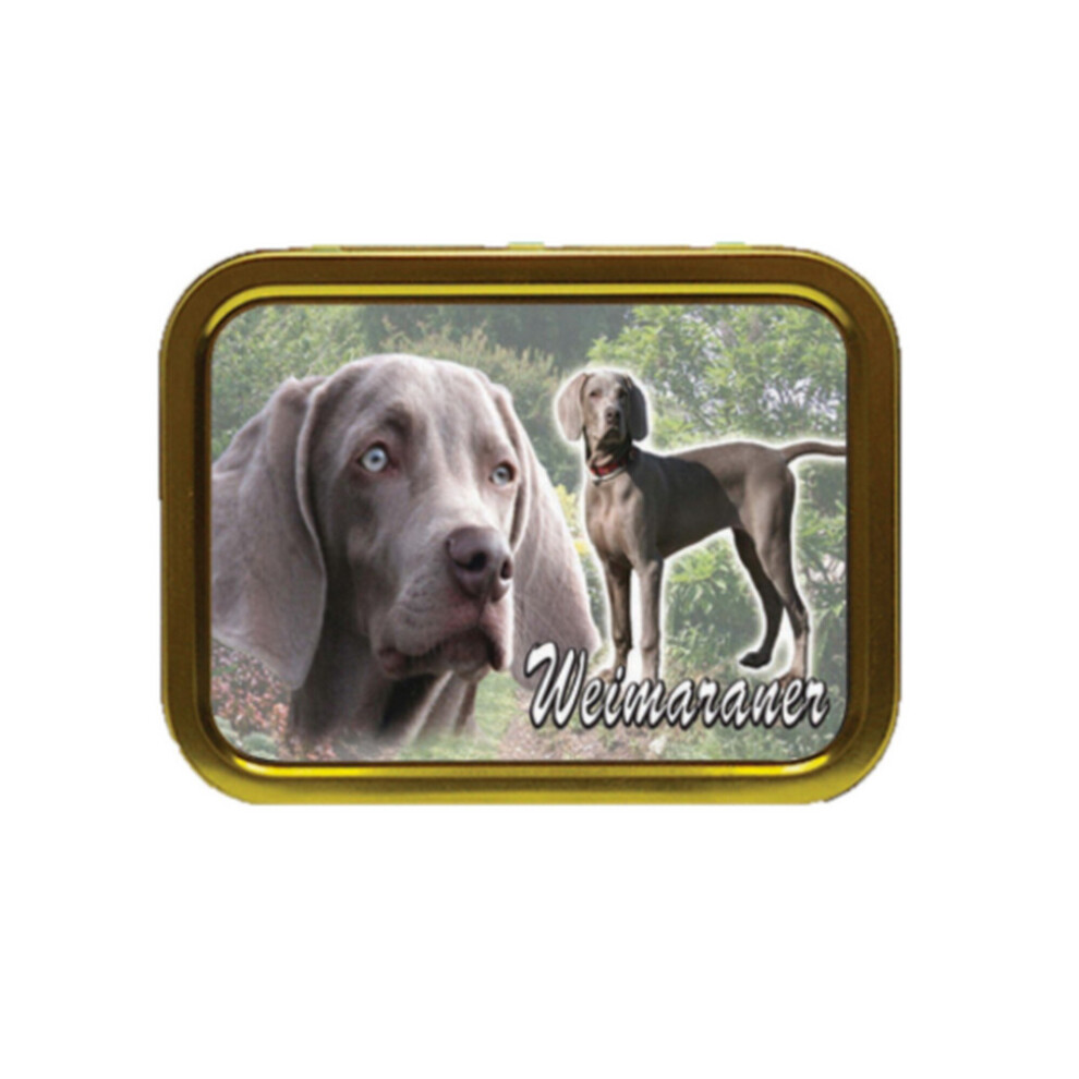 Personalised Gift Products Weimaraner Dog Breed Tobacco Tin Gift & Smoking Products