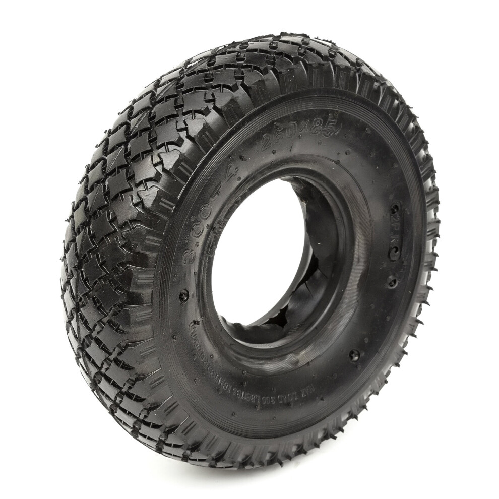 Tyre 3.00-4 300X4 Diamond Tread 2 Ply Sack Hand Truck 4 Inch Wheel Rim 5056213562731