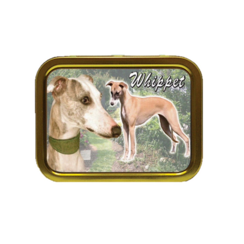 Personalised Gift Products Whippet Dog Breed Tobacco Tin Gift & Smoking Products