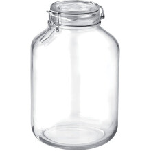 (Clear, 5 Litres) Bormioli Rocco Clamp Lid Air Tight Storage Jar