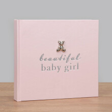 Juliana Bambino Photo Album Holds 50 4" x 6" Prints - Baby Girl