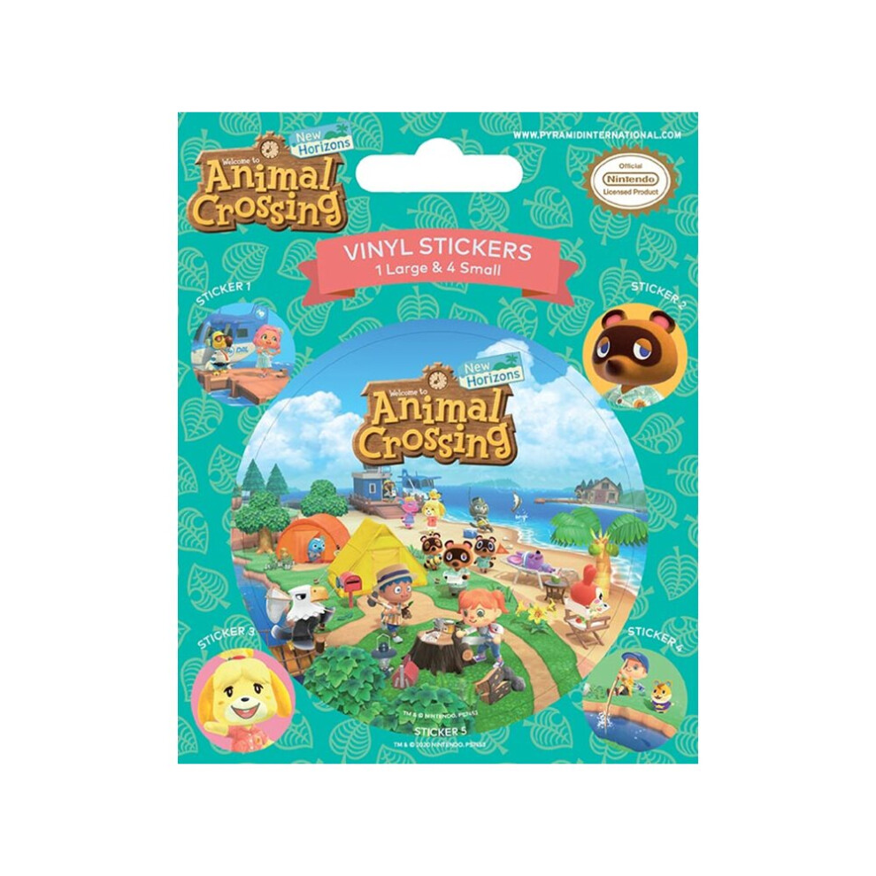 Nintendo New Horizons Animal Crossing Vinyl Stickers