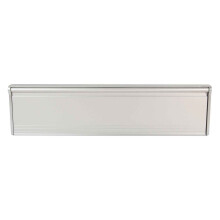 (Silver, Brush and Cover) Letterbox Cover Draught Excluder with Brush or Brush & Flap White Brown Draft