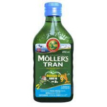 Tran Mollers owocowy wit.D3 600IU 250ml