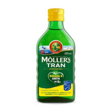 Tran Mollers cytryna wit.D3 600IU 250ml