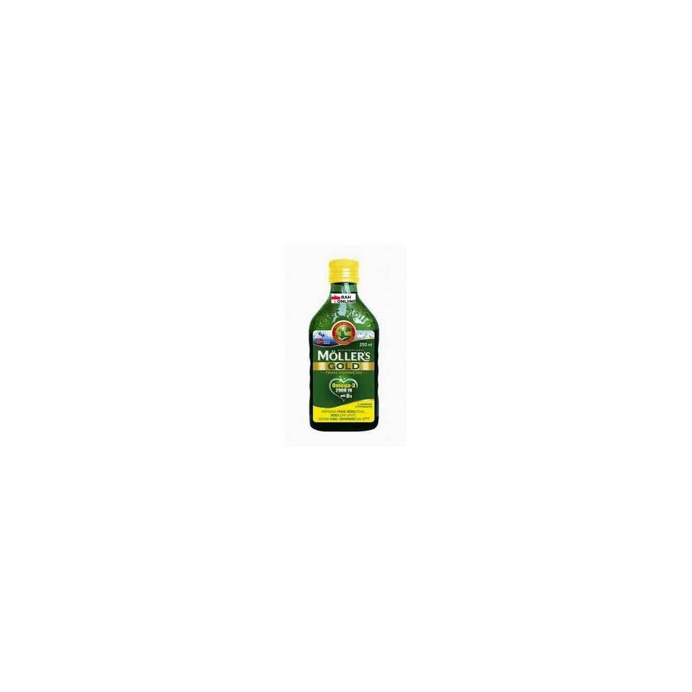 Mollers Gold Omega 3 Fish Cod Liver Oil 250 Ml Lemon Tran