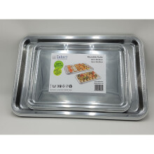 Sabert Rectangular Mix Party Serving Platters Pack of 10 Trays