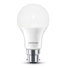 (7w LED 6000K Day White, B22 Bayonet) LED Energy Saving Light Bulb Traditional Globe GLS Shape 7, 10 & 15w 360 deg CFL