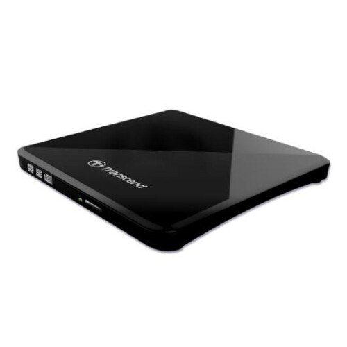 Masterizzatore DVD Esterno - Transcend - TS8XDVDS-K - USB - Nero - Compatibile CD/DVD