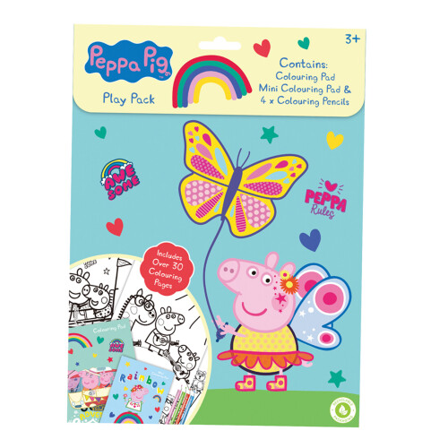 Peppa Pig Peppa Pig Play Pack Malblöcke Stifte Kinder Aktivität Set