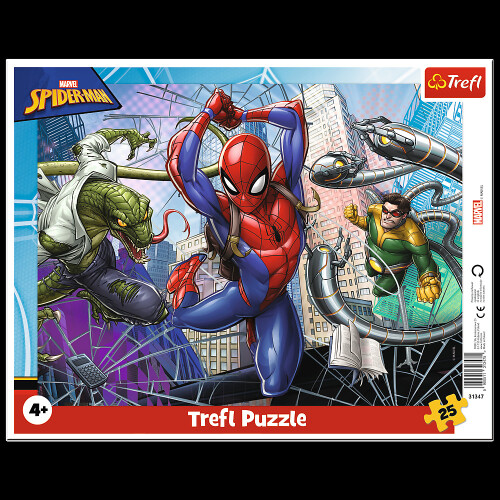 Trefl 25 Piece Kids Infant Disney Marvel Spiderman Frame Floor Jigsaw Puzzle on OnBuy