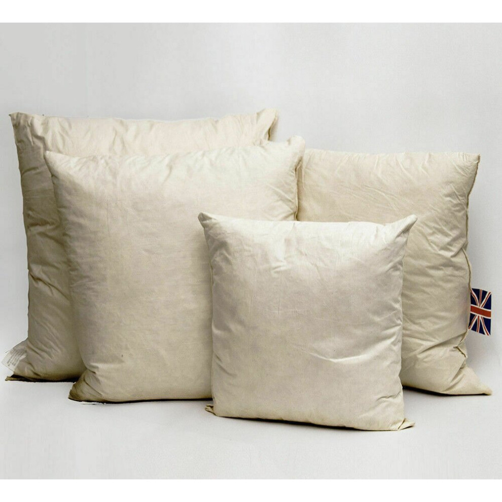 (24x24) 4x Duck Feather Cushion Pads Square Round Oblong