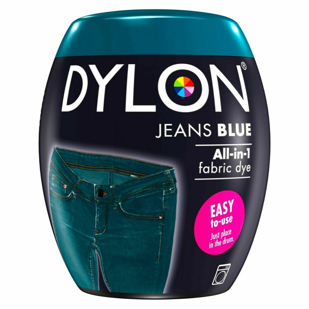 (Jeans Blue) DYLON Washing Machine Fabric Dye Pod