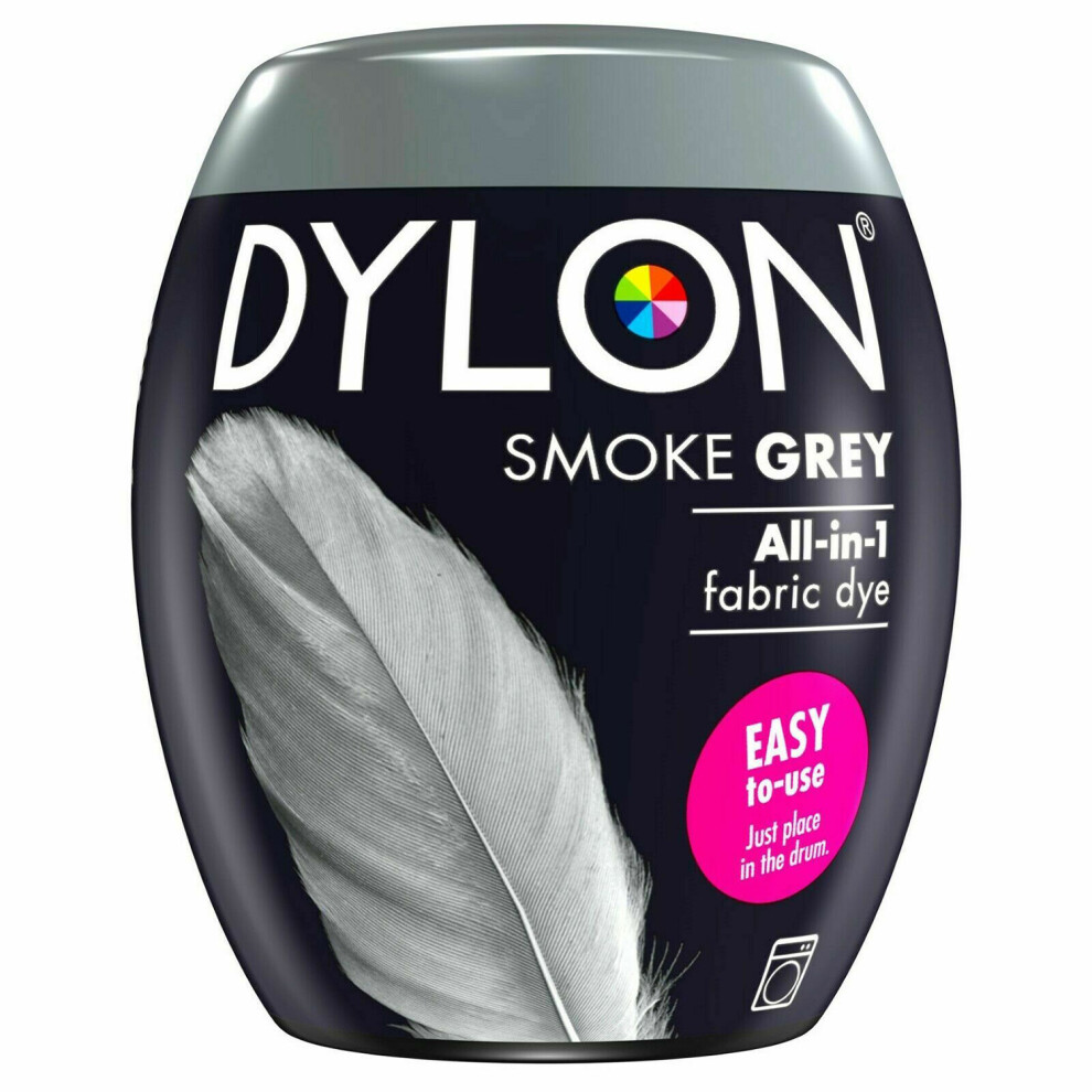 (Smoke Grey) DYLON Washing Machine Fabric Dye Pod