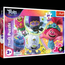Trefl 24 Maxi Piece Kids Large Universal Trolls World Tour Music Jigsaw Puzzle