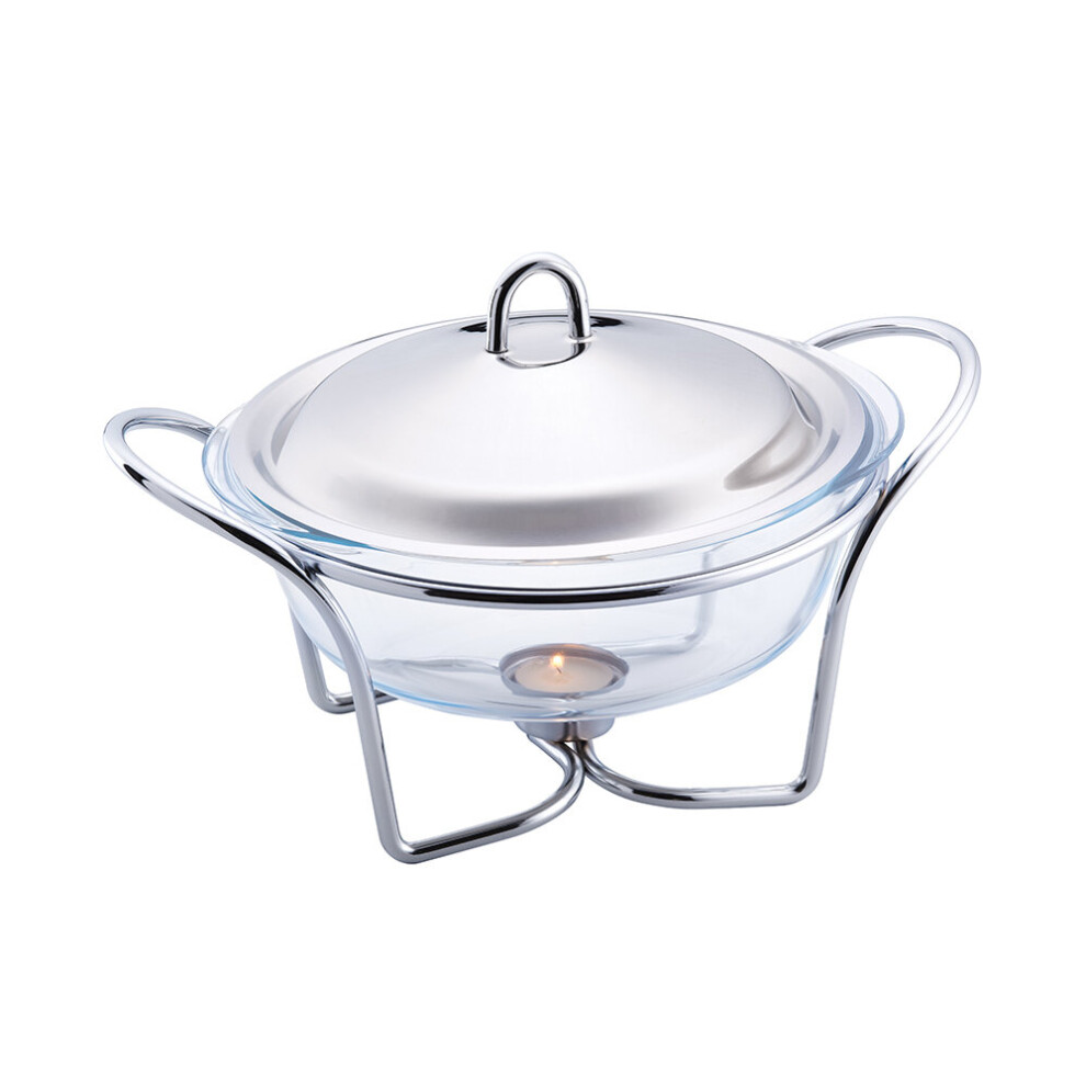 (Round) Berlinger Haus Stainless Steel Hot Food Warmer