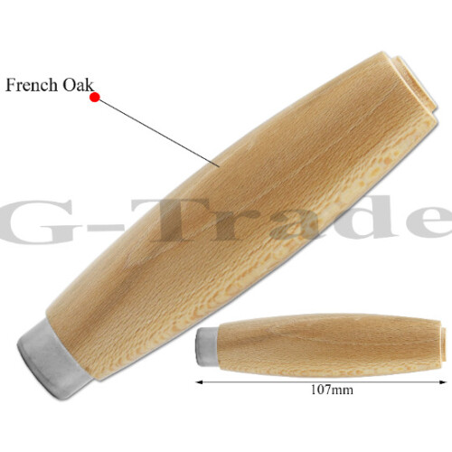 (20) Le Creuset Pan Replacement Sturdy Wooden Handle with Stainless Steel Ferrule