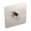 Lowenergie (Single Dimmer Switch - 2 way, Brushed Chrome) LED Dimmer Switch Single Double Light Switch Dimmable White Chrome 3W-250W 240V 1
