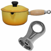 (Hanger ) Le Creuset Replacement Wooden Frying Pan Handle Hanger Inner Rod PAN 24, 26, 28
