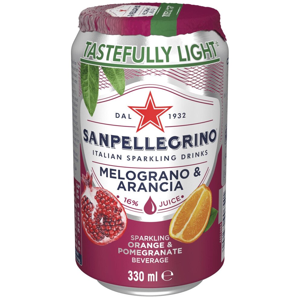 San Pellegrino Pomegranate & Orange Sparkling Drink - 12x33cl