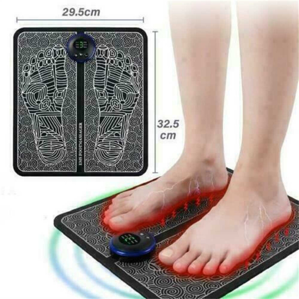 Leg Reshaping Foot Massager Mat Electric Feet Massage Blood Circulation Muscle Pain Relief