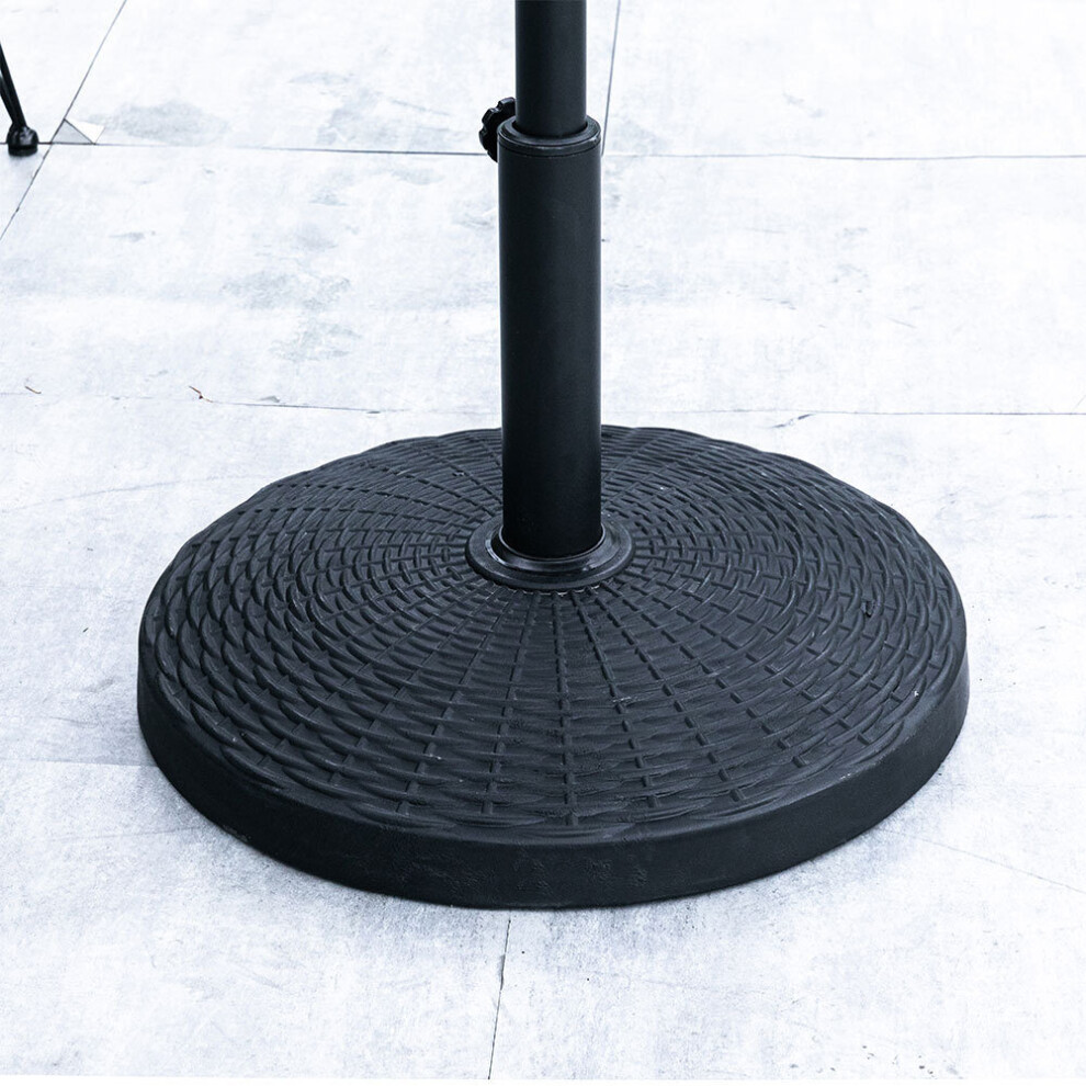 Living And Home (14Kg Resin Round Base) Sun Parasol Base Umbrella Shade Beach Weights Stand