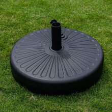 (28KG Round Base) Sun Parasol Base Umbrella Shade Beach Weights Stand